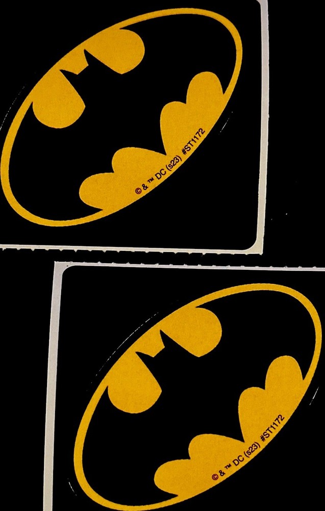 DC BATMAN STICKERS✨🦇✨🖤✨🦇✨2 1/2✨GLOSSY✨AWESOME✨💫