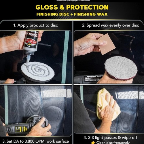 Meguiar's DMCKIT5 DA Microfiber Paint Correction System Starter Kit, 5 inch
