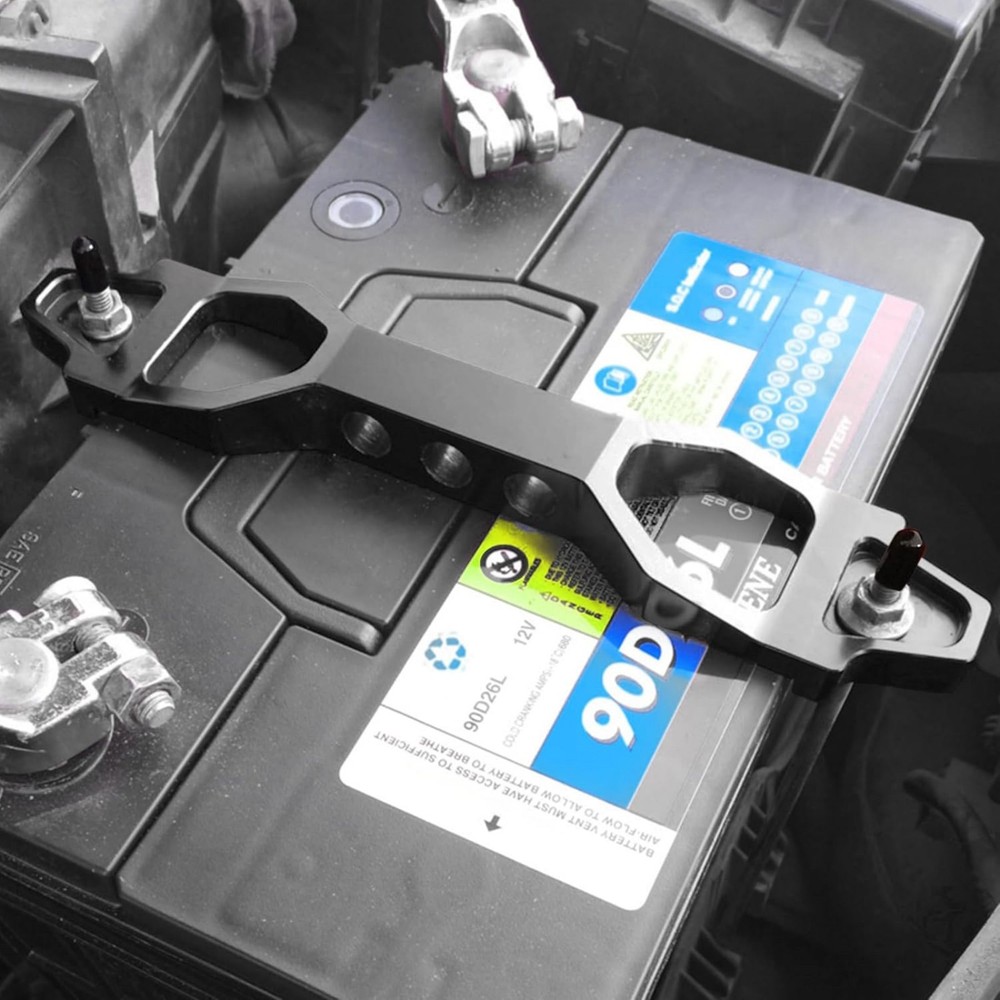 Heavy Duty Battery Hold Down Alloy Bracket Battery Tie Down Bracket J Hook Set