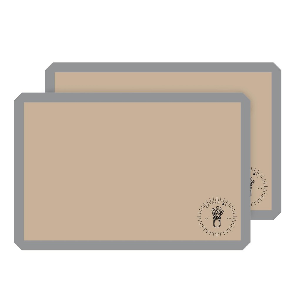 Silicone Baking Mats, Full size, Baking Sheet Liners, Pack of 2, Oven Safe, 1...