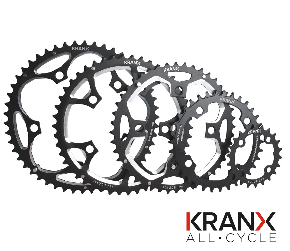 Lasco 64BCD 22T Chainring CNC Alloy MTB Bikes -Sand Blast Anodized Black