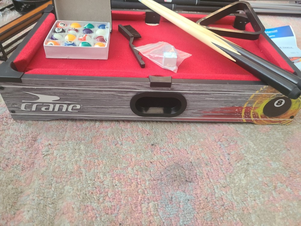 Crane Tabletop Billiards Table Open Box