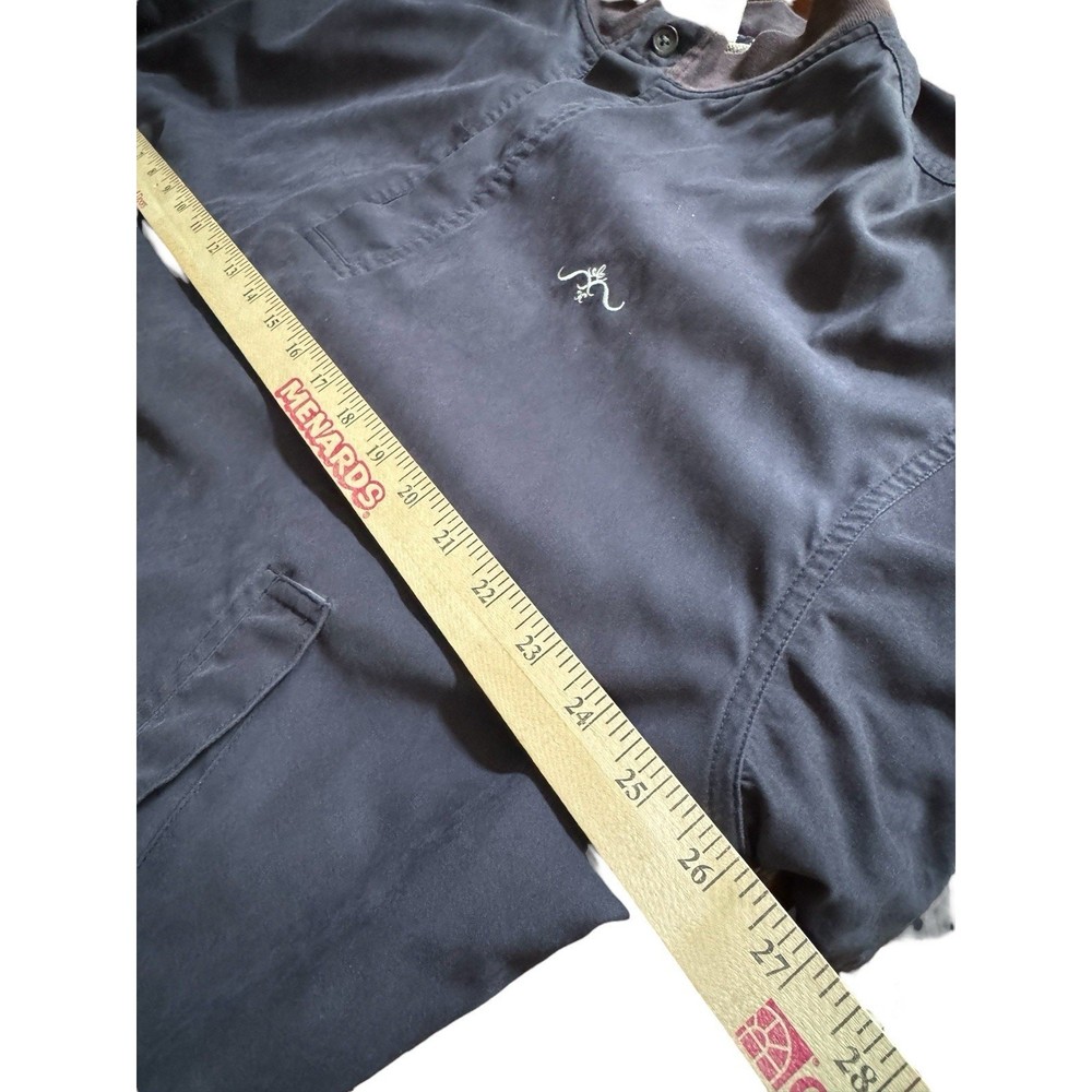 Slazenger Windbreaker Pullover Men's Large Vented Long Sleeve Jacket FLAW READ
