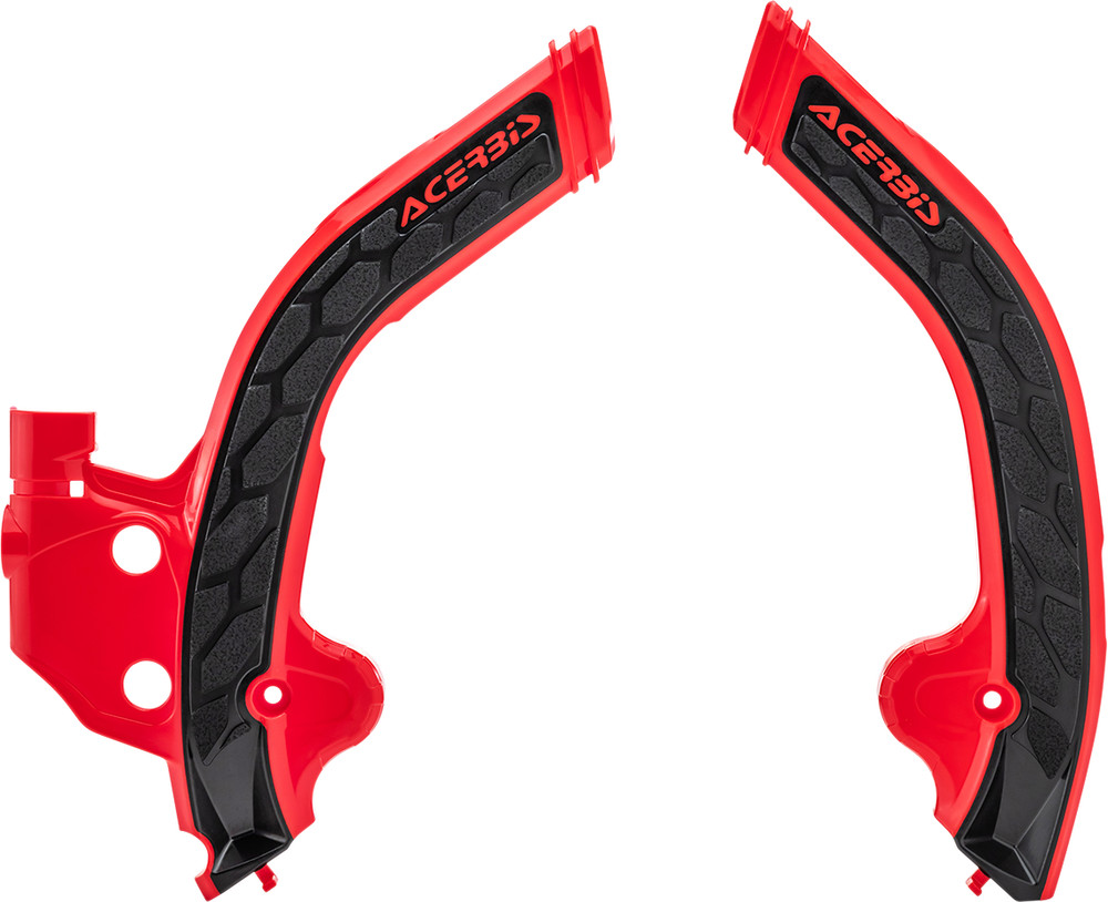 ACERBIS X-Grip Frame Guards - Red/Black 2801941018