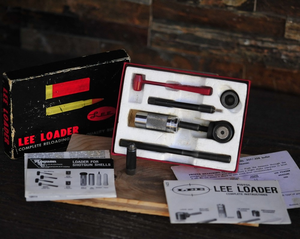 Classic Lee Loader 357 Magnum 38 special Reloading Set w/ Flaring Tool