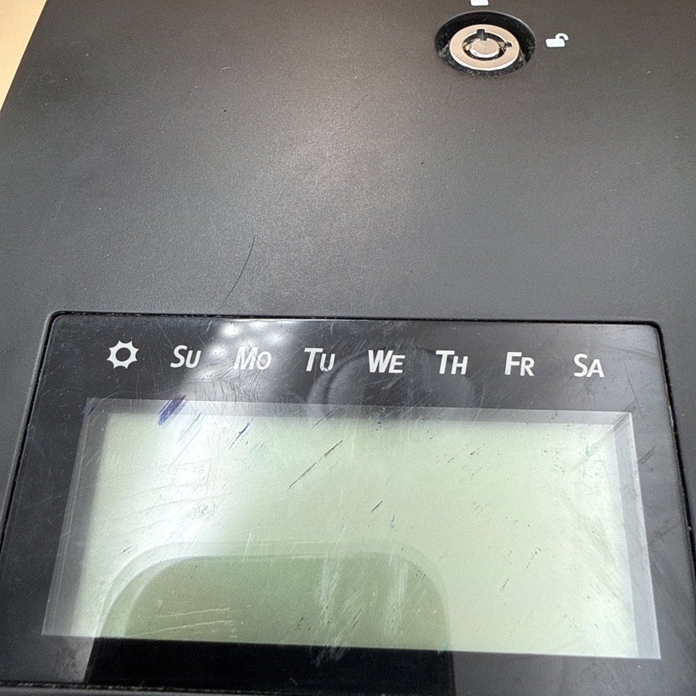 uPUNCH CR1000 Digital Time Clock and Date Stamp No Key