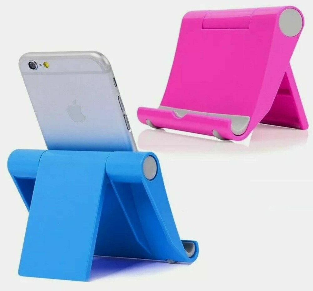 US 2 Pack Universal Cell Phone Stand Holder Foldable Desk Table Mount Adjustable