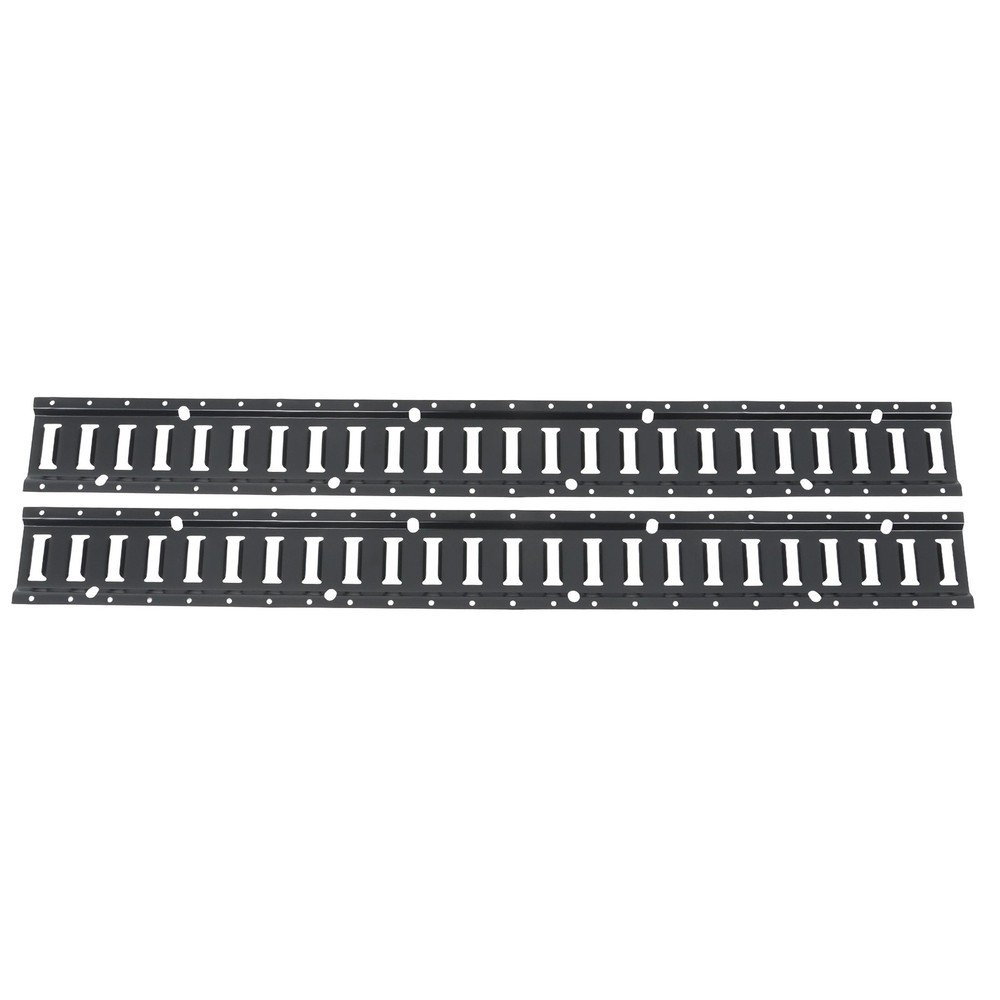 10 PCS 4' E Track Tie Down Rail Kit Compatible For Trailers Durable Carbon Steel