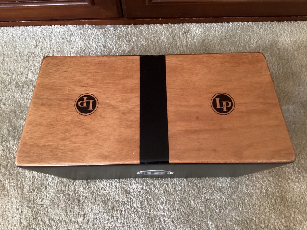 LP Bongo Cajon LP1429 - Two-Tone, Portable, No Tuning Needed Percussion