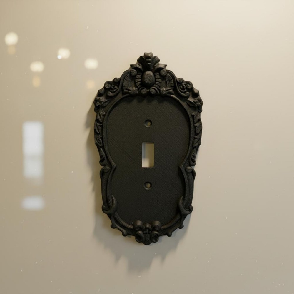 Ornate Light Switch Cover Vintage Inspired Ornate Frame Faceplate