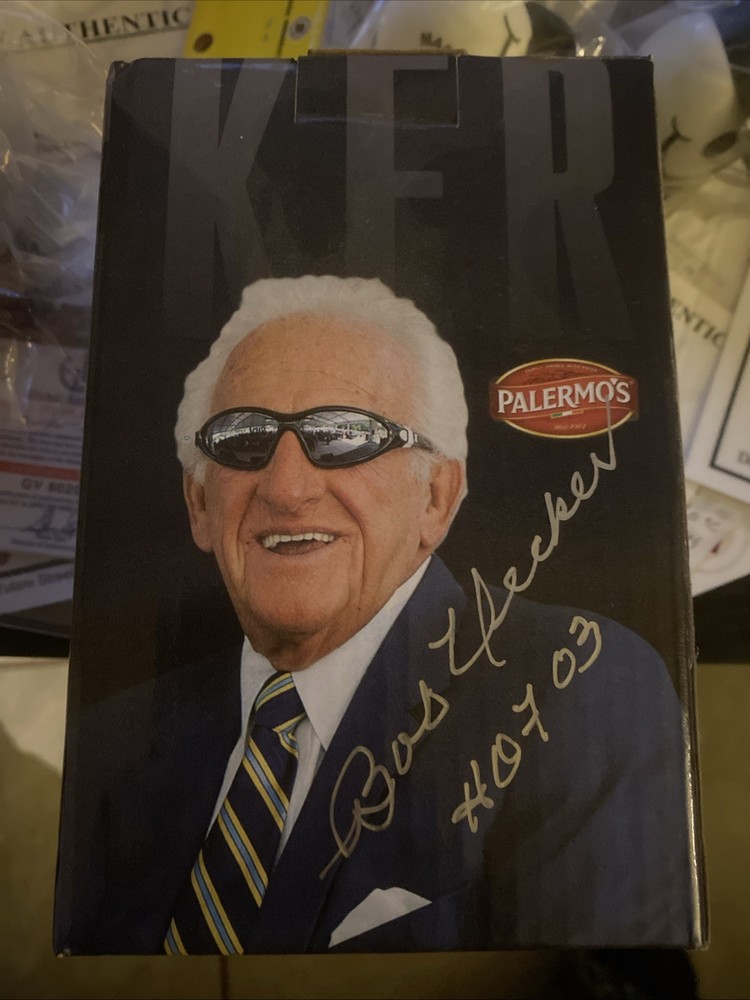 Bob Uecker Bobblehead Signature On Box