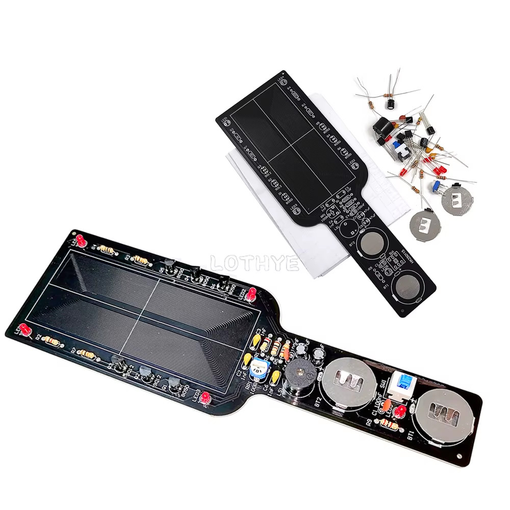 DIY Electronic Kit Handheld Simple Metal Detector Electronic Components Solderin