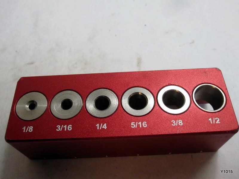 Round Dowel Drill Block Drilling Self Centering Doweling