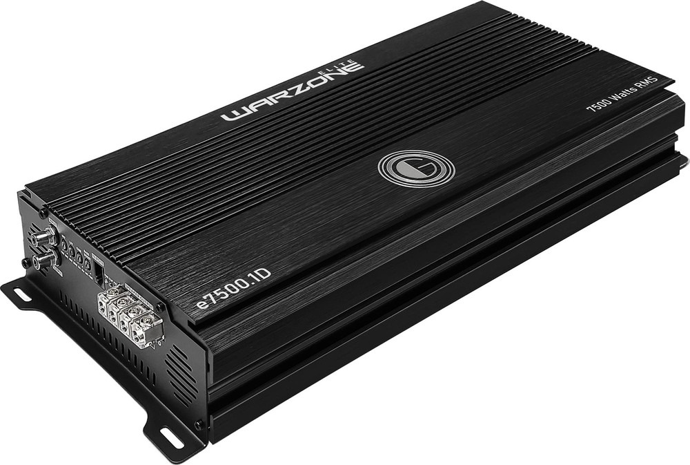 Gravity Audio E7500.1D Warzone 7500W Car Amplifier + Wiring Kit Bundle