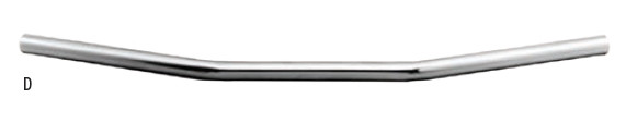 FIRE POWER Street Handlebars 23-92402 7/8" Chrome
