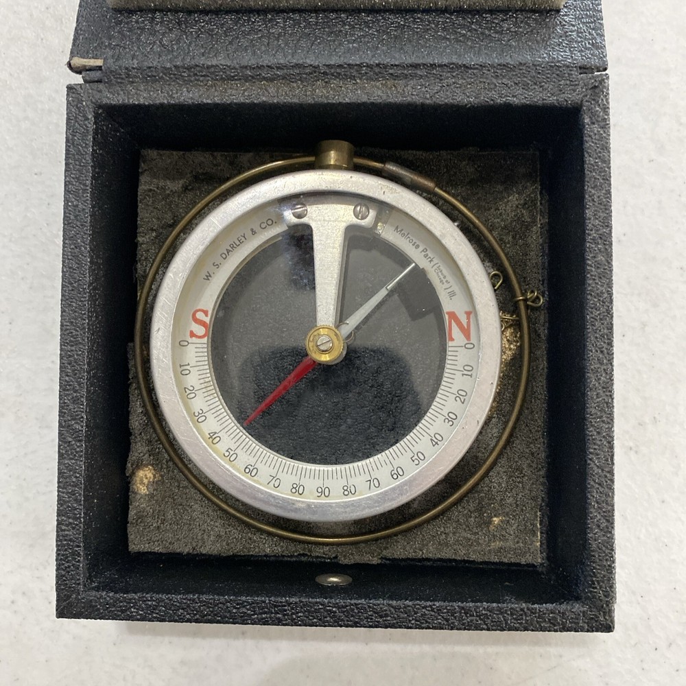 WS Darley Tilling Water Line Mining Compass-Chicago