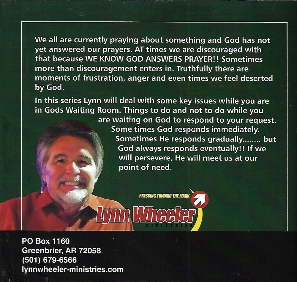 God's Waiting Room by Lynn Wheeler (CD, 4-Discs)