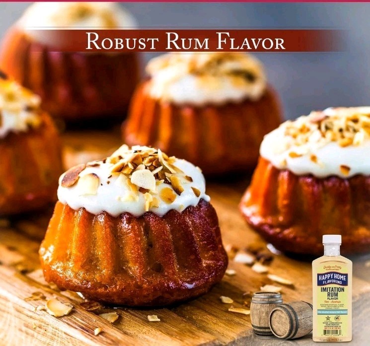 Imitation Rum Flavoring, Non-Alcoholic, Certified Kosher, 7 oz.