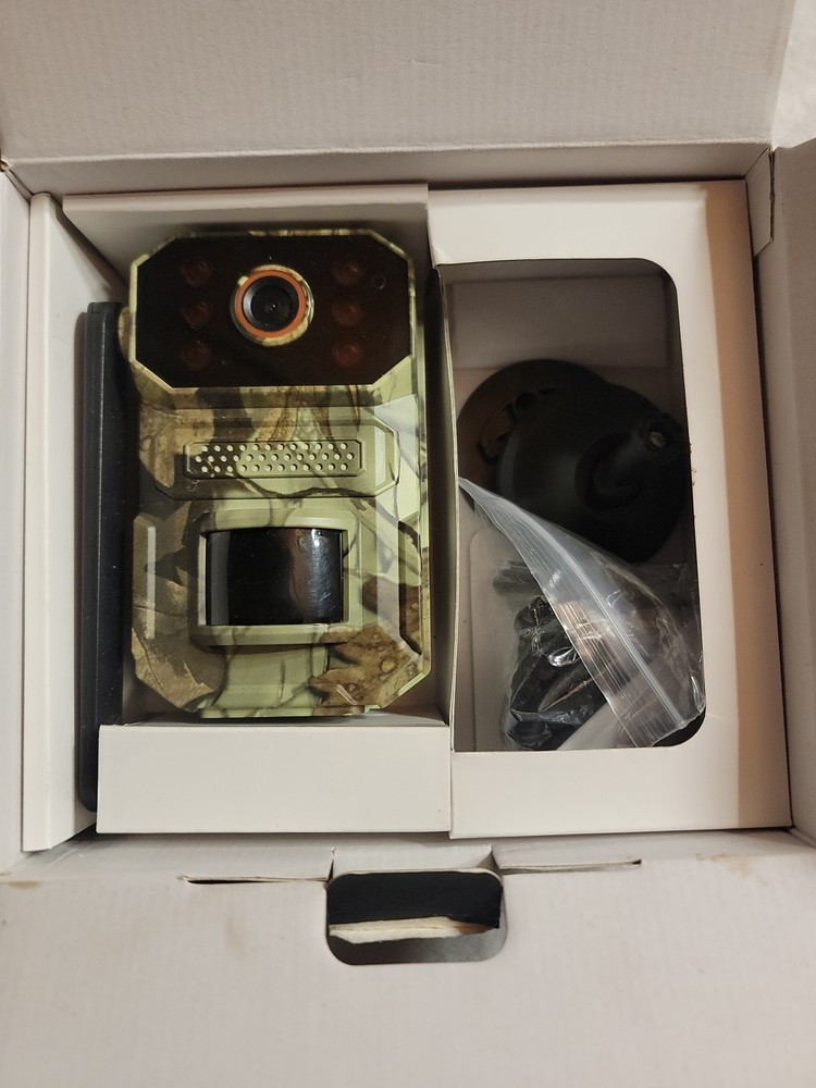 4G LTE Cellular Trail Camera Solar Powered (built In Sim Card) Two Way Talk!