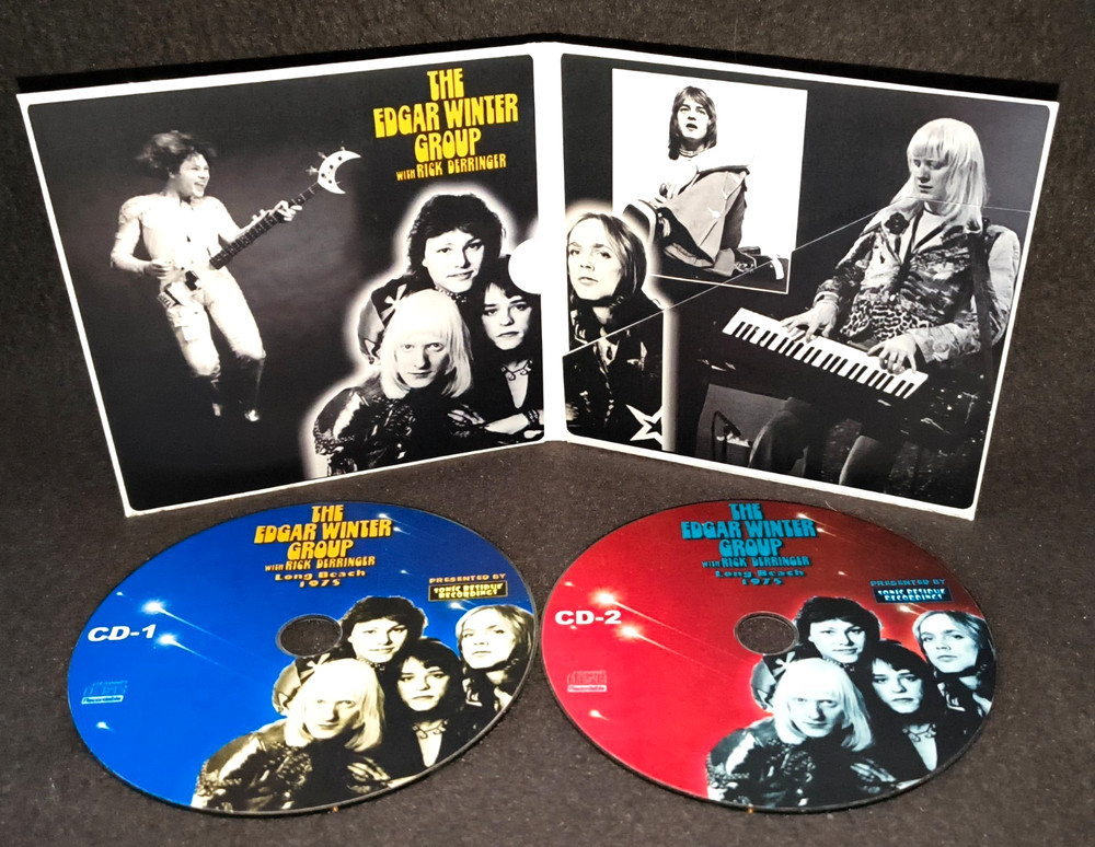 Edgar Winter Group Long Beach 1975 Gate Fold 2CD Package NEW