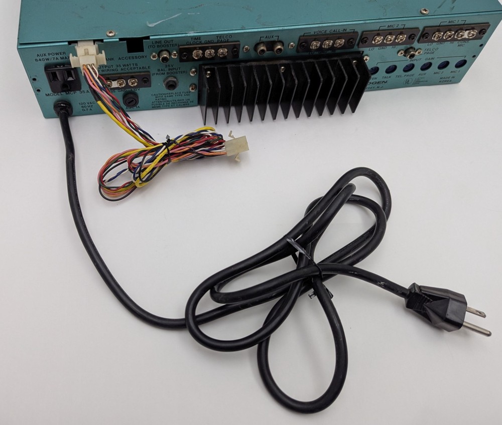 Bogen MCP35A Intercom Console Master Controller / Control Panel - Working *READ*