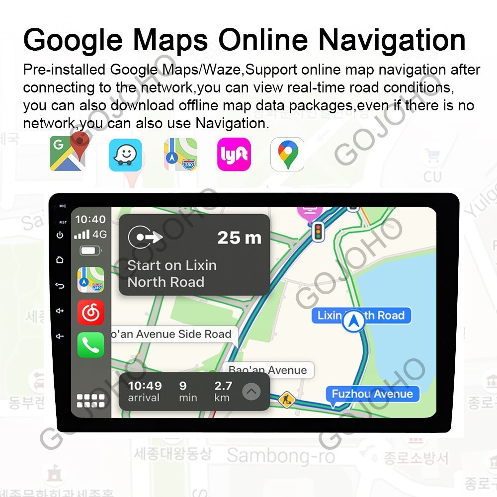 Apple Carplay For 2001-2006 Honda CRV CR-V Android Car Stereo Radio GPS 4+64GB