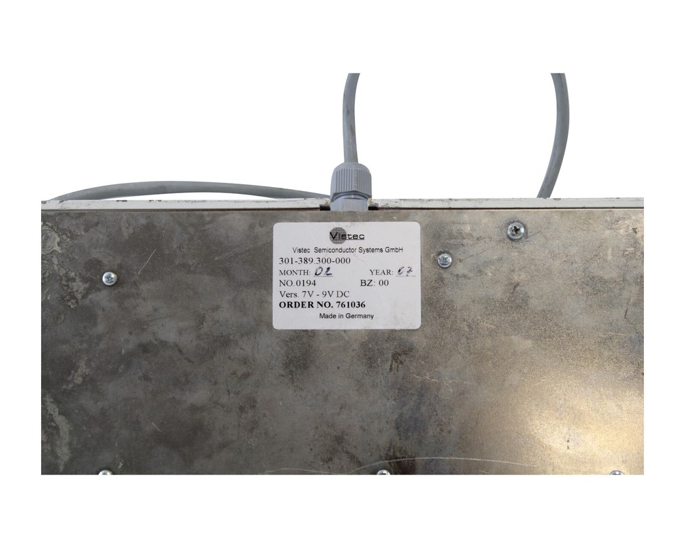 VISTEC SEMICONDUCTOR AUTOFOCUS CONTROL PANEL 301-389.300-000