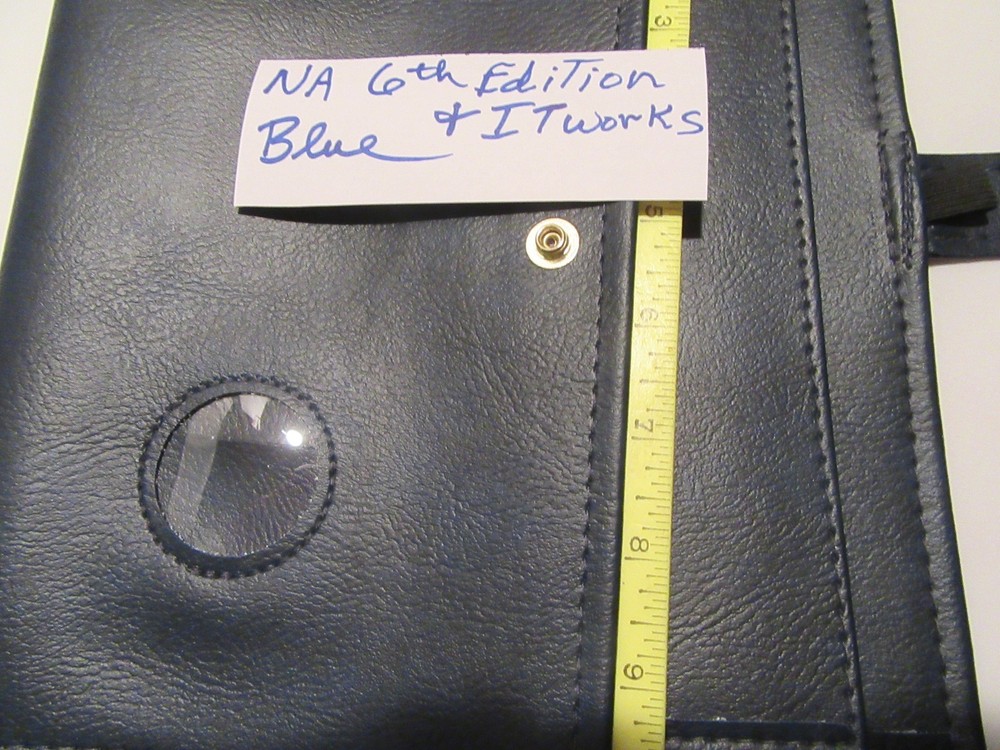 Narcotics Anonymous NA 6th Basic Text & How an Why Blue double book Cover Coin