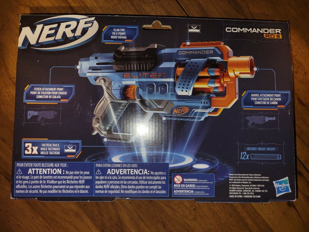 NERF Elite 2.0 E9485 Commander RD-6 Blaster