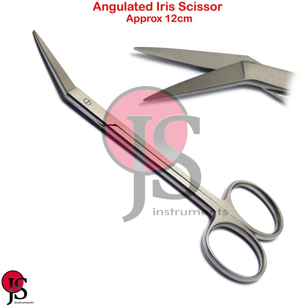 Dental Surgical Iris Gum Scissors Angled Tissue Surgery Micro Shears