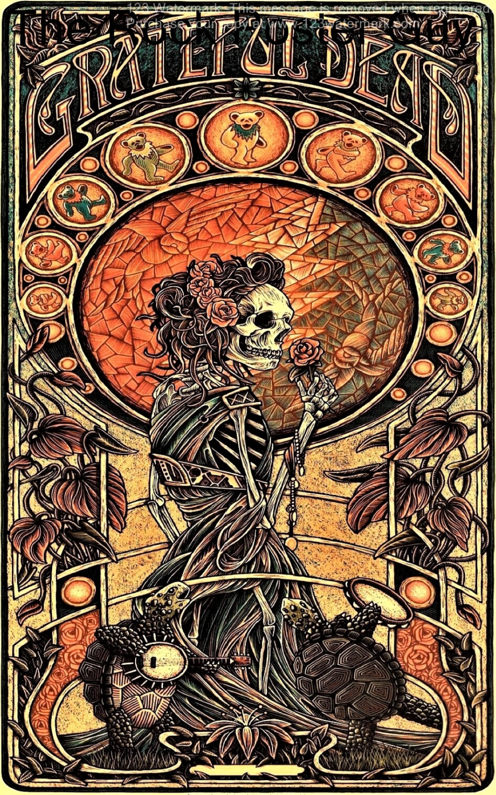 Grateful Dead Concert Poster - 12" x 18"  Color Poster