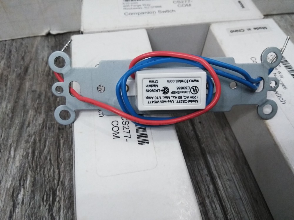 X-10 PRO Companion Wall Switch Incandescent Model: CS277 WHITE (3PK BUNDLE)