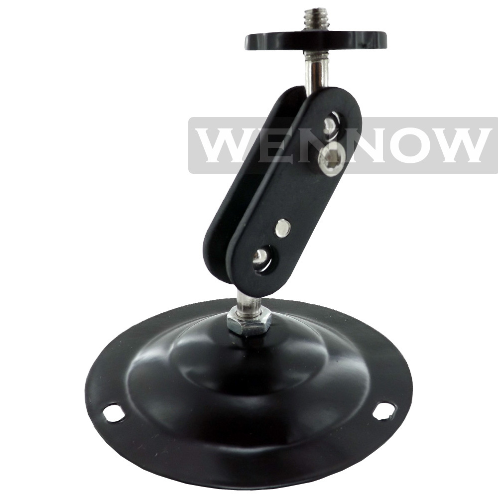Black Tone Security CCTV CCD Camera Wall Mount Bracket Metal Stand