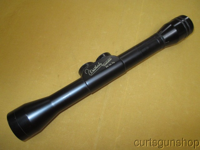 Vintage Weatherby 2-7x Variable Rifle Scope Made in Germany