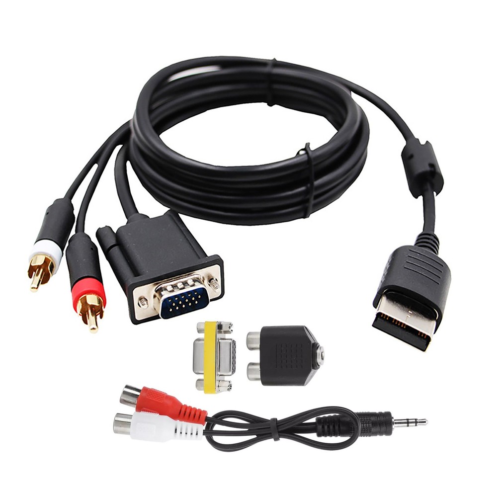 For Dream-cast DC 5.9ft VGA Cable With Adapter Game Console HD Adapter