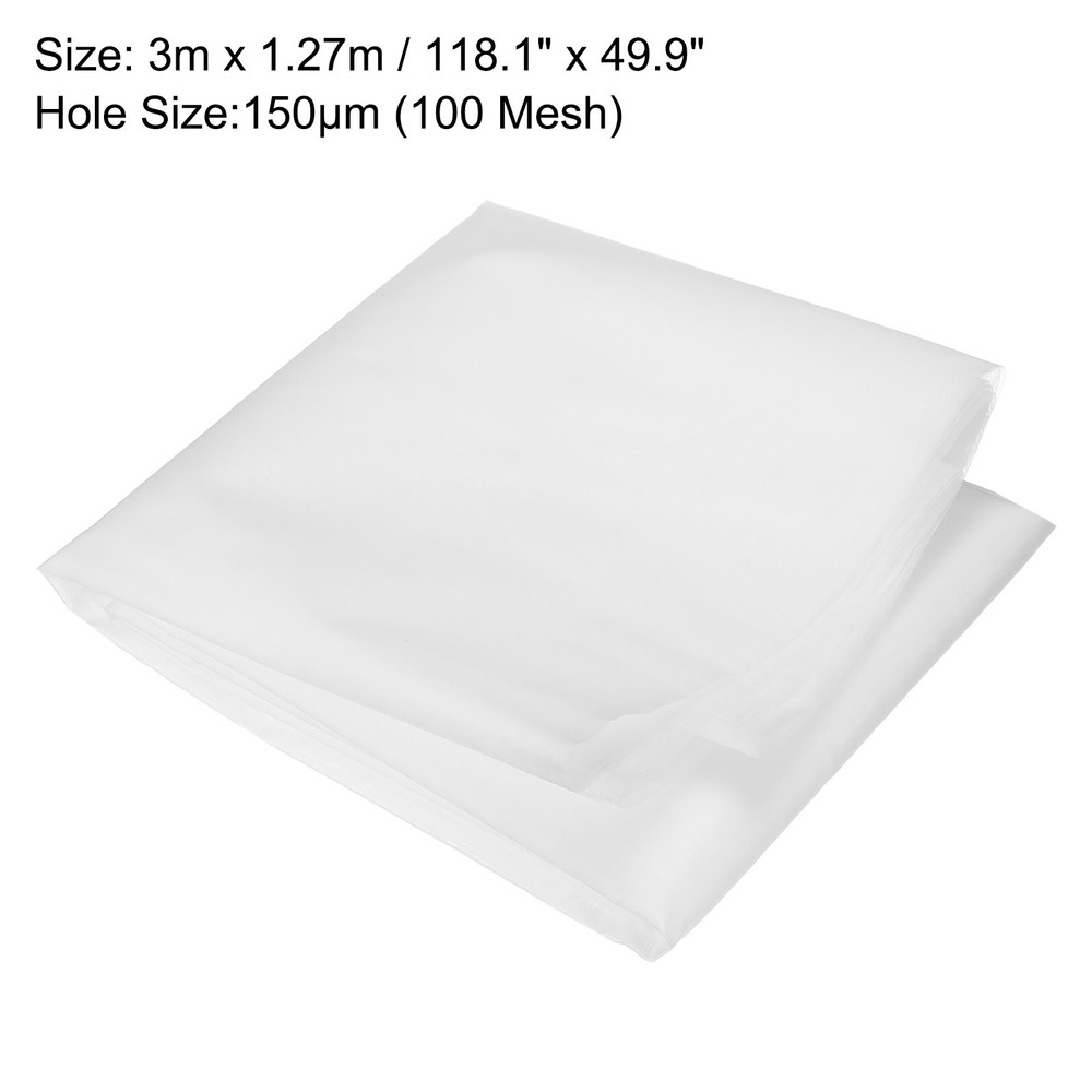 100 Mesh Paint Nylon Mesh Filter Woven Net Sheet Filter Cloth (118"x50")