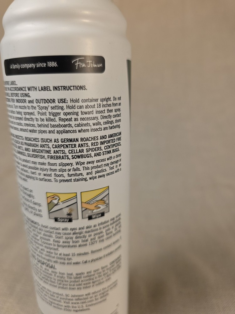 Raid Essentials Ant, Spider & Roach Killer 27 Aerosol Spray, 10 Oz, 16 Available