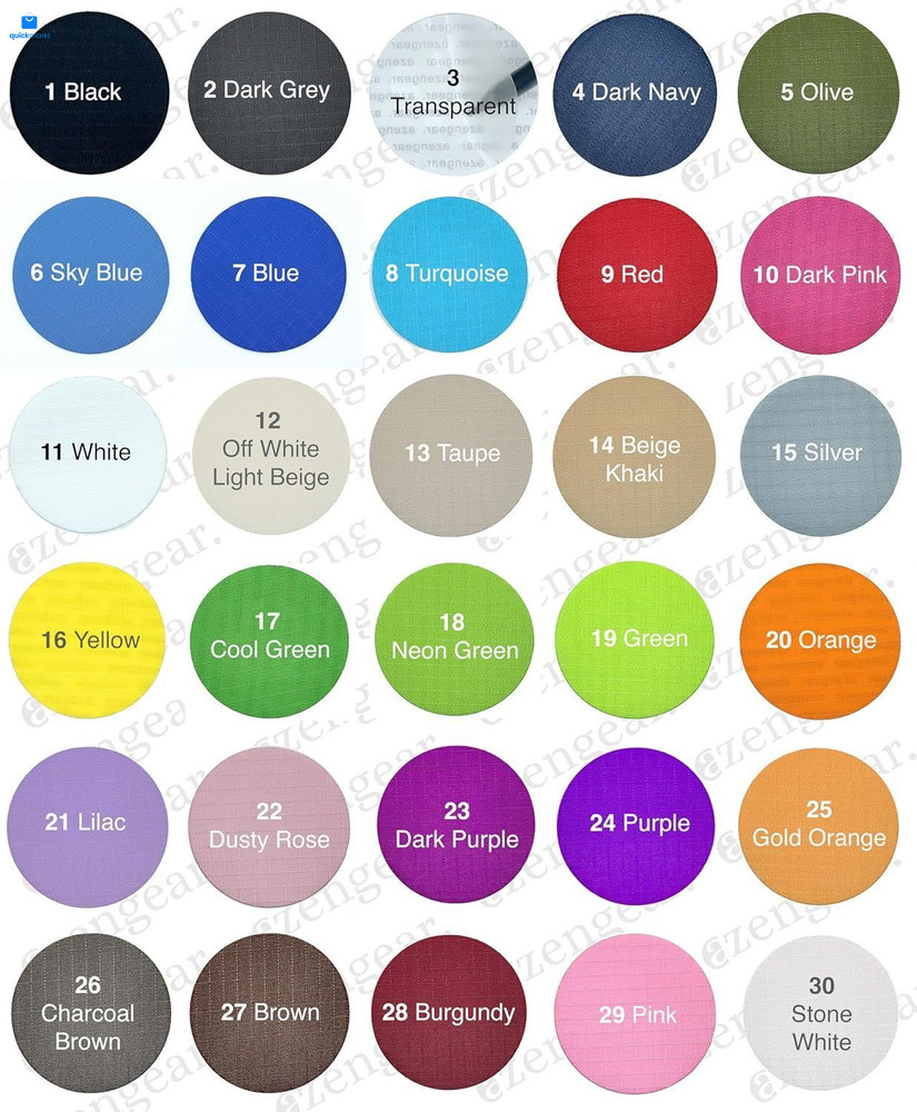 Repair Patches - Waterproof, Self-Adhesive, Different Sizes, Black