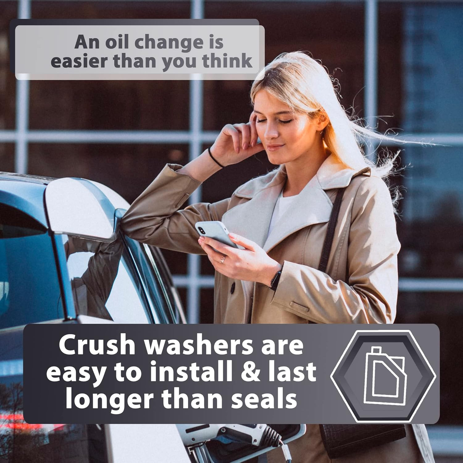 15Pcs Oil Drain Plug Crush Rubber Washer Gasket Seal – 14Mm Replacement for Ford