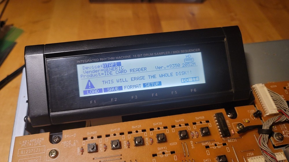 MCD (Multi Card Drive) for Akai MPC2000XL compatible w/Roland SP-808