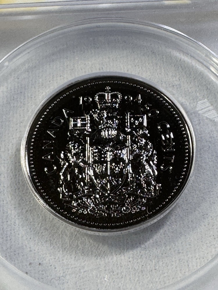 1994 Canada 50 Cents Proof Like Graded MS 69 by ANACS