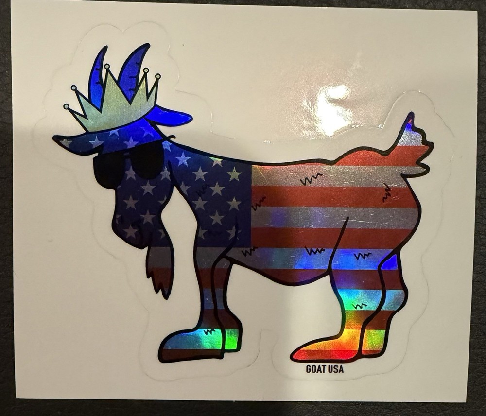 🐐 GOAT Shiny Flag USA  - Goat