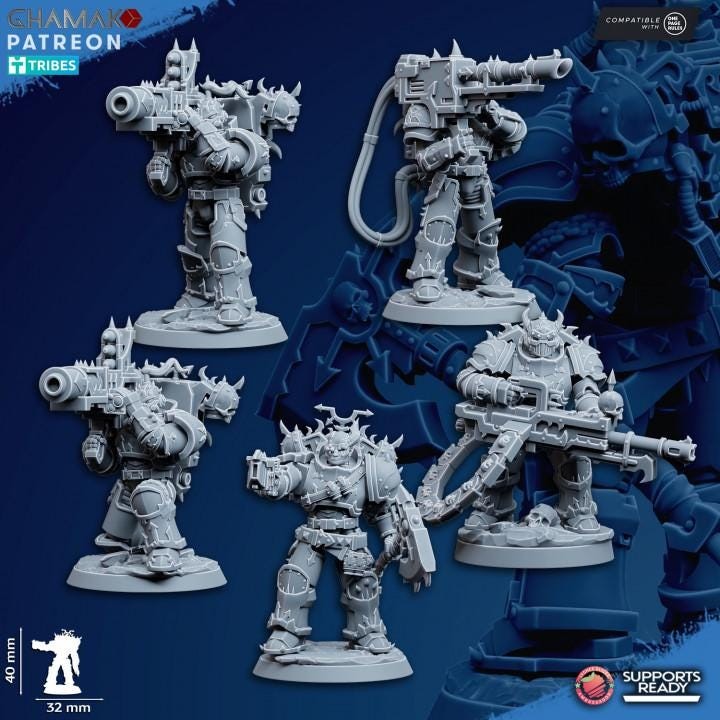 Traitor Desolators - Squad of 5 - GHAMAK