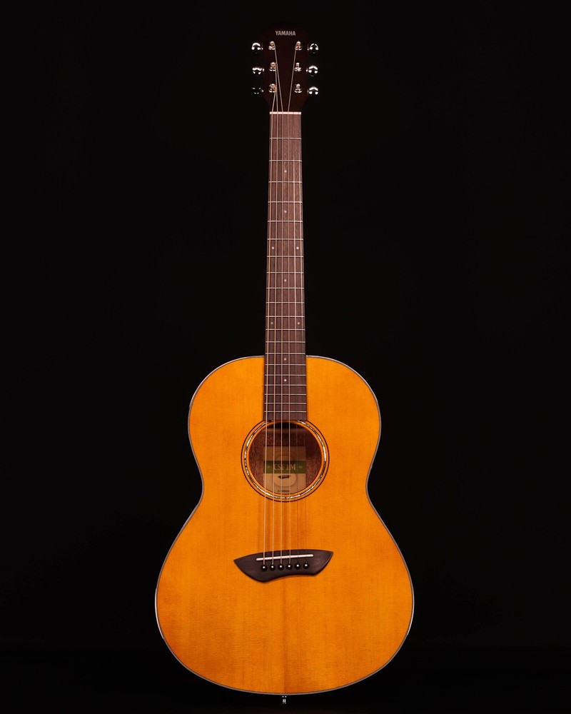 Yamaha CSF1M Parlor Size, Solid Top, Mahogany Back and Sides, Vintage Natural