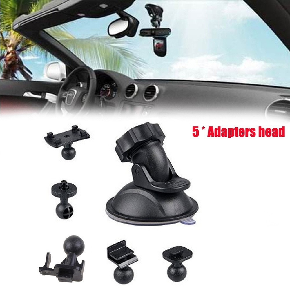 Car Suction Cup For Dash Cam Mount Car Navigation Mount With 5 Adapters