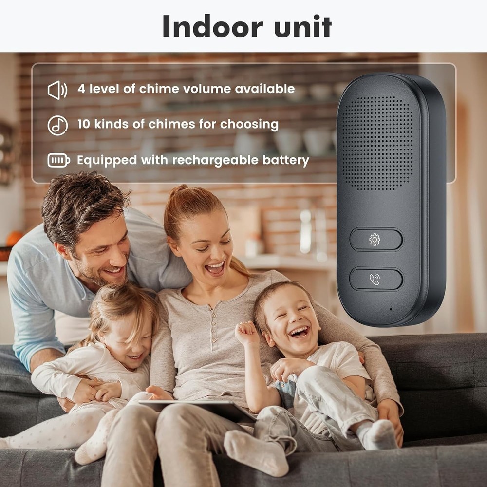 Wireless Doorbell Intercom No Internet needed | Long Range 2way Communication