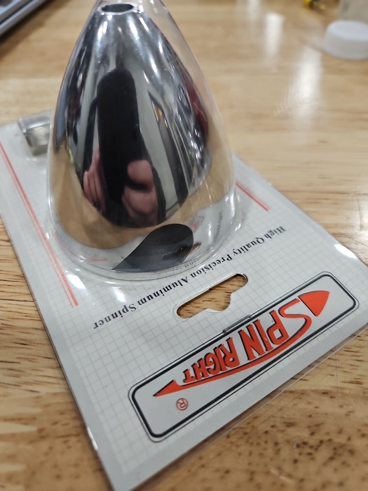 NIB Spin Right High quality precision aluminum spinner 2.5 inch