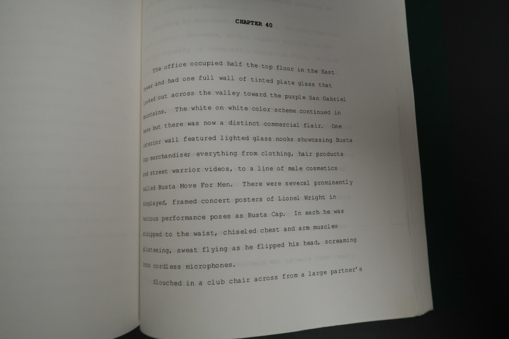 White Sister Original Book Script Stephen J. Cannell Scully Studios Collection