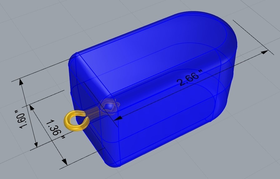 10 cavity 2 LB Cod Sinker Production Mold Aluminum CNC