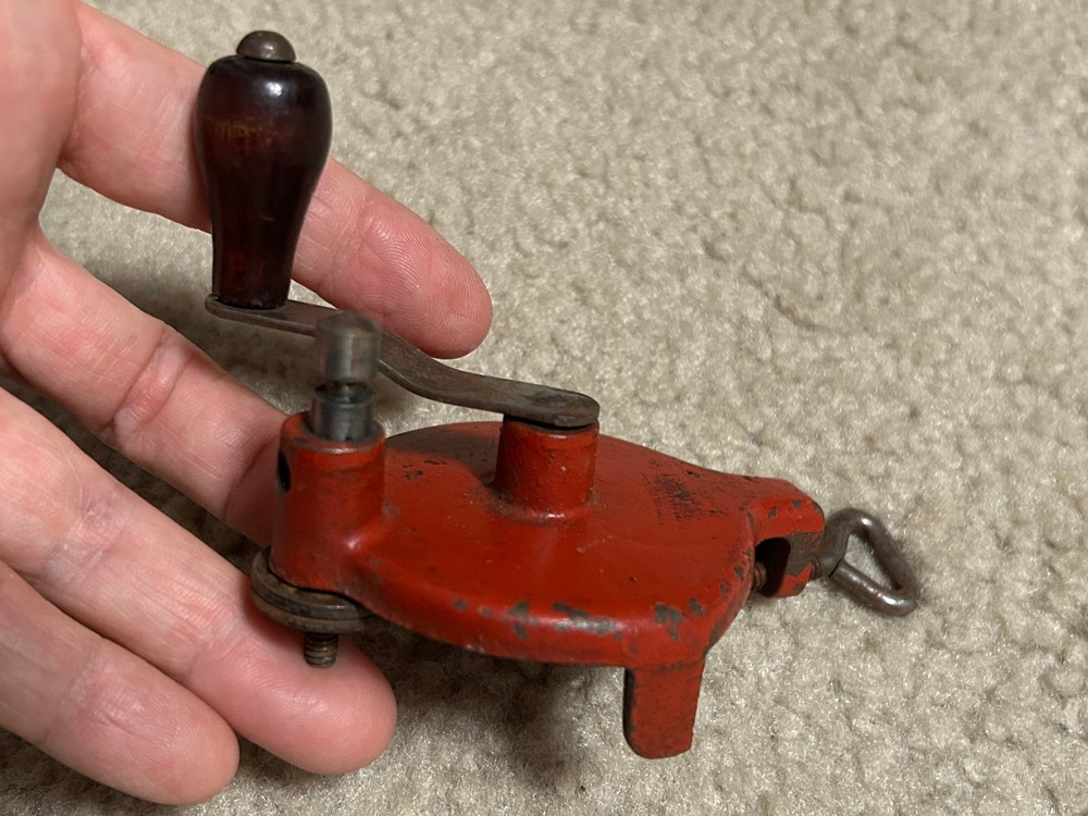 VINTAGE Grinder Sharpening Stone Whetstone Wheel Table Clamp Holder Tool Germany